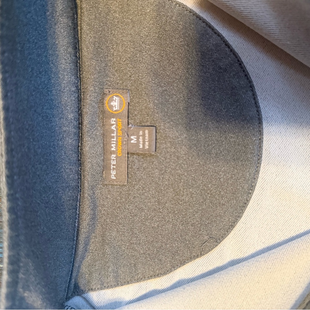 Gray Peter Millar Quarter-Zip Pullover - image 3